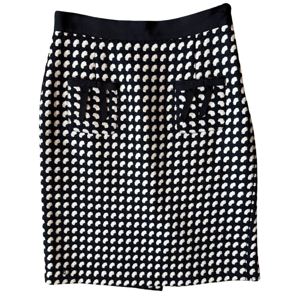 Milly Textured Wool Pencil Skirt - Size 4